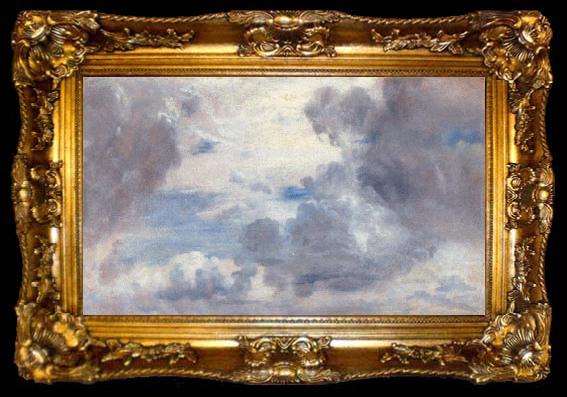 framed  John Constable Cloud study, ta009-2